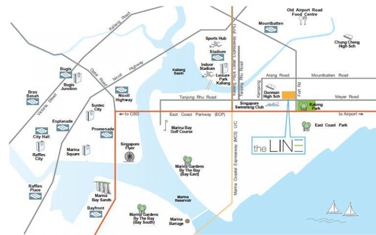 The Line – Location Map – New Launch Condo