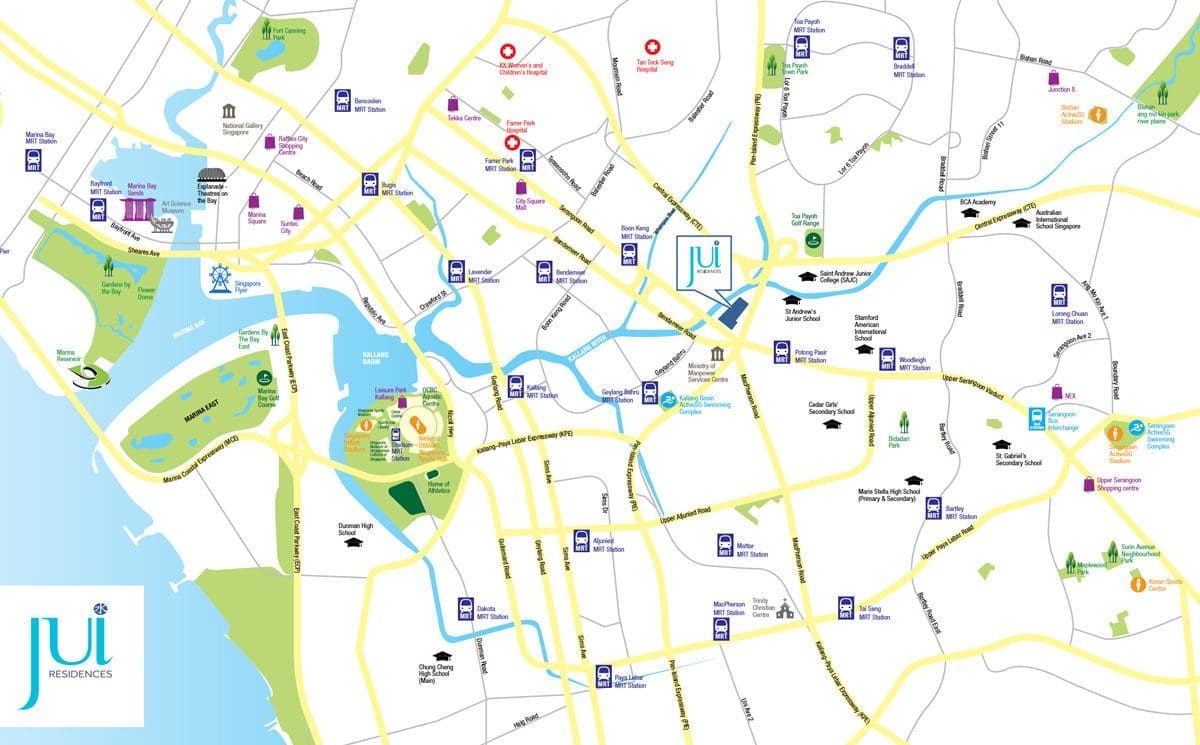 Jui Residences - Location Map