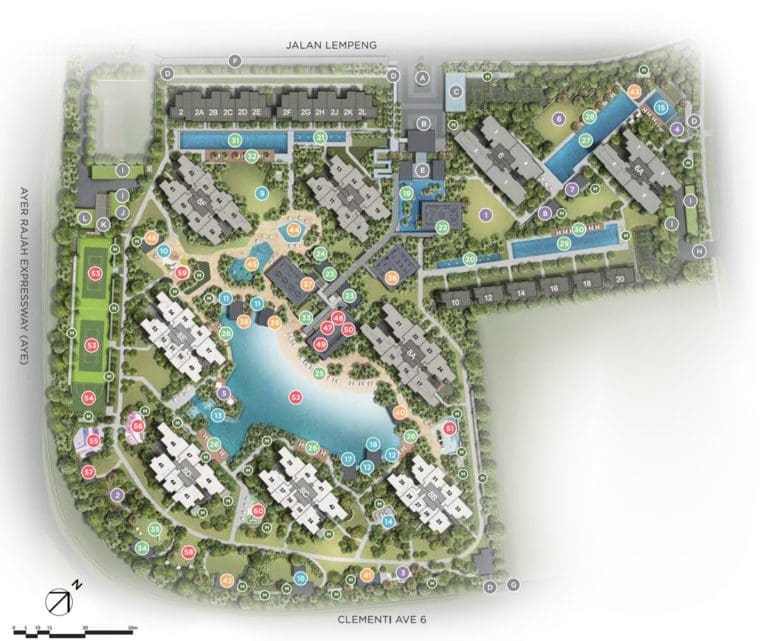 Parc Clematis – Site Plan - New Launch Condo