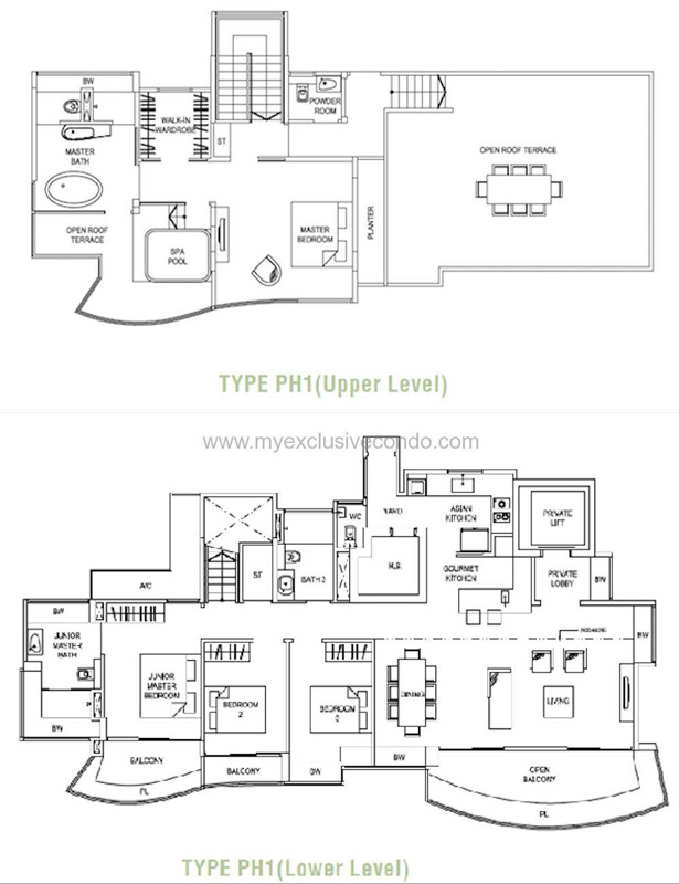 condo singapore - hallmark residences -typePH1