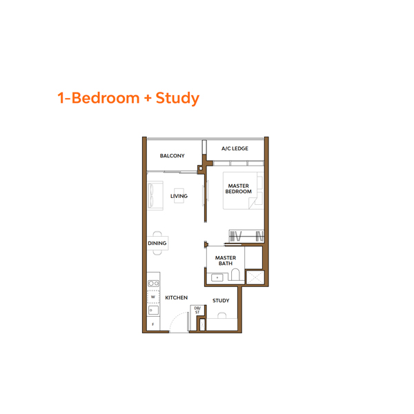 The Collective at One Sophia Floorplan
