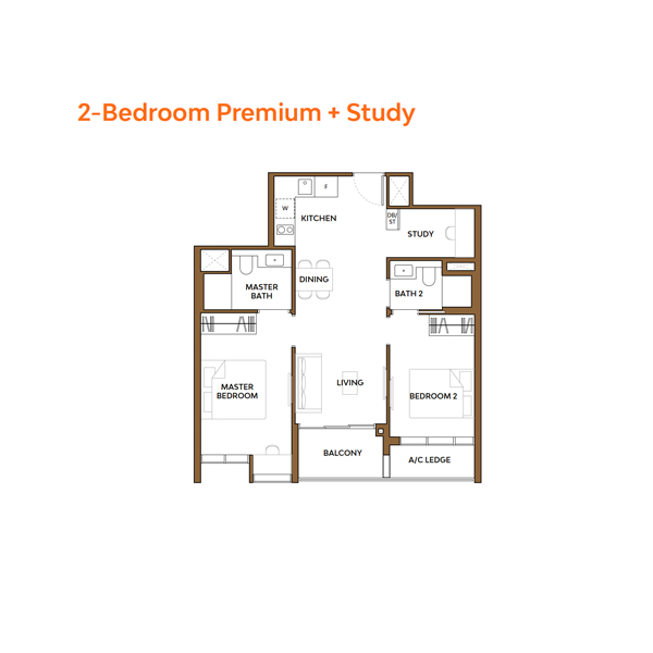 The Collective at One Sophia Floorplan