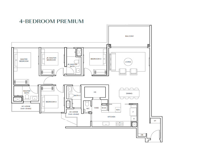 Parktown Residence Floorplans