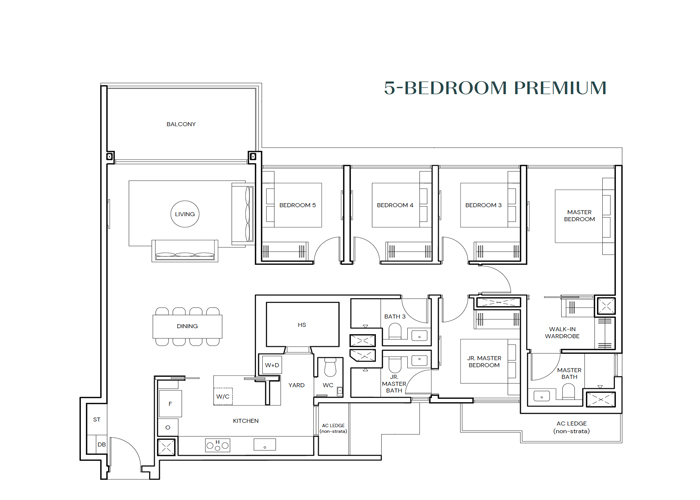 Parktown Residence Floorplans